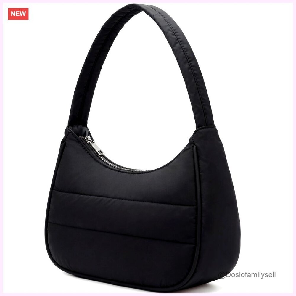 Puffer Tote Bag Lightweight Quilted Shoulder Crossbody Work Travel